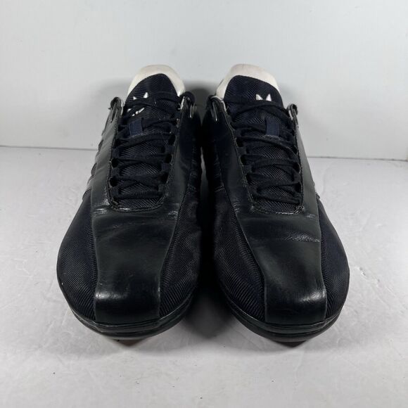 Adidas X Porsche Design Black Leather Lace Up Driving Shoes Men's Size 12 G18826 - Picture 2 of 8